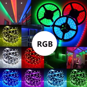 ไฟ Led เส้น เปลี่ยนสี 12V RGB 60leds/m 5m Indoor ip33-977