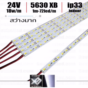 ไฟ Led แท่ง 24V 5630 XB 72Leds 1m Daylight-0