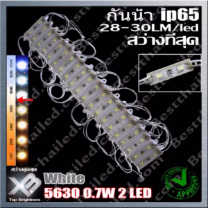 ไฟ Led โมดูล Mini 12V 5630 XB 2Leds ขาว Daylight-0