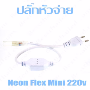ปลั๊กหัวจ่ายไฟ Led นิออน 220V Mini-0