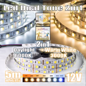 ไฟ Led เส้น Dual Tone 2in1 60leds/m 5m ip33-0