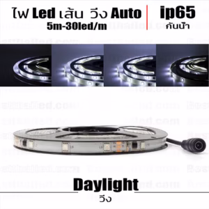 ไฟ Led เส้น วิ่ง auto ขาว 5050 12V 5m-0