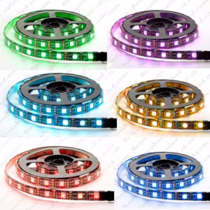 ไฟ Led เส้น USB 5V RGB เปลี่ยนสี กันน้ำ ip65 1เมตร 60 led/เมตร-2073