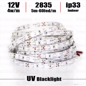 ไฟ Led เส้น Blacklight UV 2835 60Leds/m 12V Indoor ip33-0