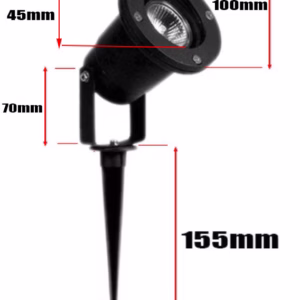 ขาตั้งหลอด LED MR16 สปอร์ตไลท์ IP65 กันน้ำ ปักดิน-1384