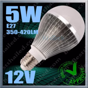 หลอด LED 12V 5w E27 ขั้วเกลียว-0