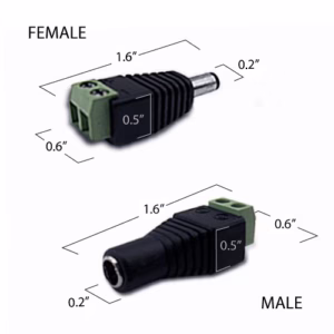 ขั้วต่อ Connector Adapter 12v ตัวผู้-1614