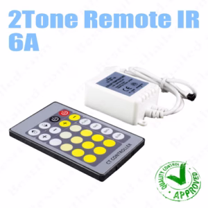 ชุด Control Remote IR 6A 24key ควบคุม ไฟ Led เส้น Dual Tone-0