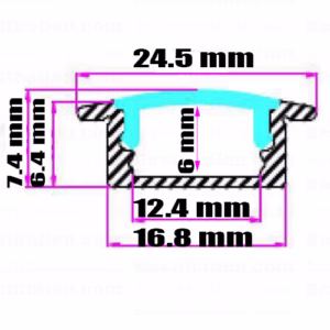 รางไฟเส้น UW 1m ชุดขุ่น-2841