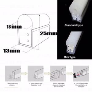 ชุด ไฟ Led นีออน สายอ่อน Flex ใหญ่ 220V-2268