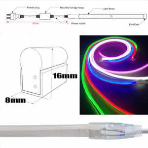 ไฟ Led นีออน สายอ่อน Flex Mini 12V ตัดทุก 5 cm-2285