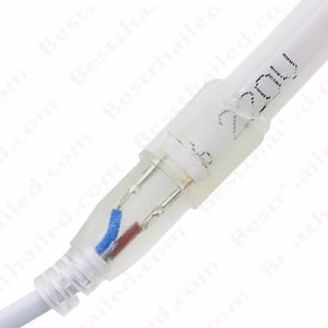 ปลั๊กหัวจ่ายไฟ Led Neon Flex กลม 220V-2497