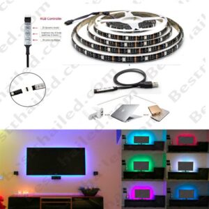 SET ชุด ไฟ Led เส้น USB 5V RGB เปลี่ยนสี 5เมตร 30 led/เมตร-2688