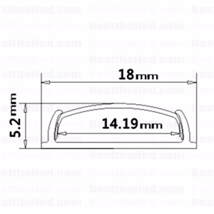 รางไฟเส้น โค้งงอได้ FXB 1m ชุดขุ่น Flexible Aluminium Bar-3150