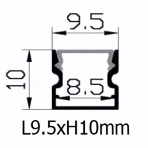 Led aluminum extrusion bar