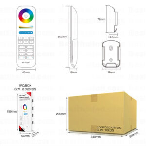 Remote Mi-light RGB+CCT 6 zone 2.4Ghz (FUT089s)-3444