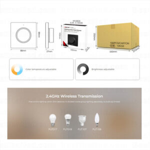 Rotating Panel Remote Mi-light Dual Tone/DImmer 2.4Ghz (K1)-3491