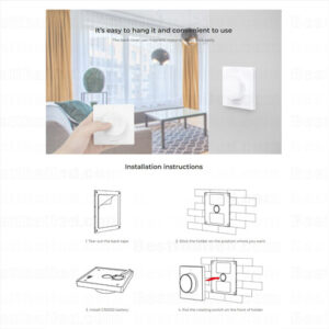 Rotating Panel Remote Mi-light Dual Tone/DImmer 2.4Ghz (K1)-3492