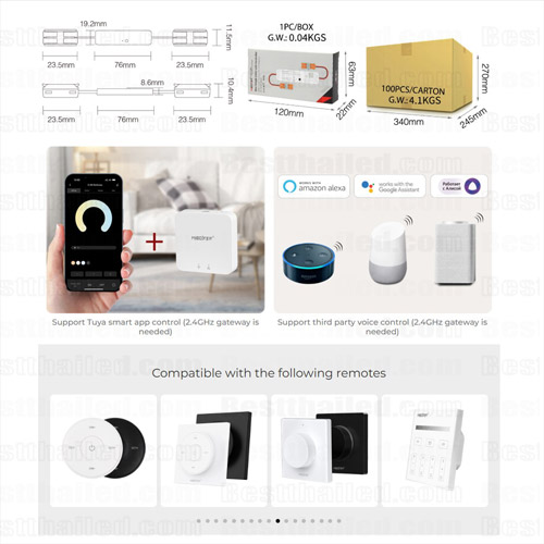 Led Dimmer Mini Control Mi-Light 2.4ghz-3506