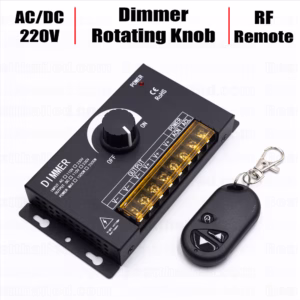 Dimmer ไฟ Led เส้น 220V Rotating Knob RF