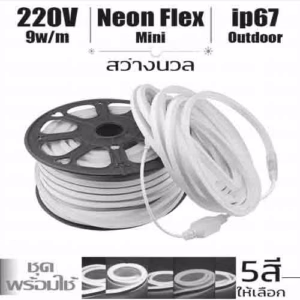 ชุด ไฟ Led นีออน สายอ่อน Flex Mini 220V