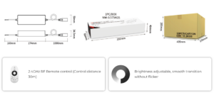 Led Dimmer Control 220V 2.4ghz Miboxer (HF1-P400V220)